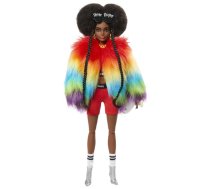 Barbie Lelles un aksesuāri - Barbie Extra Doll-Rainbow Coat lelle GVR04, 0887961931884, GVR04 Barbie® Extra Doll-Rainbow Coat, Barbie Extra Doll-Rainbow Coat lelle