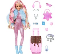 Barbie Lelles un aksesuāri - Barbie Extra Fly Snow HPB16 Lelle, 0194735154227, Barbie® Extra Fly Themed Doll - Snow, Barbie Lelle
