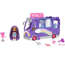 Barbie Lelles un aksesuāri - Barbie Extra Mini Mini Doll + Tour Bus HKF84 Autobus + mini lelle, 0194735102631, Barbie® Extra Mini Mini Doll + Tour Bus, Autobus + mini lelle