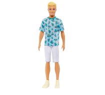 Barbie Lelles un aksesuāri - Barbie Ken Fashionistas Doll Asst. Blue Shirt Lelle HJT10, HJT10, Barbie Ken Fashionistas Doll Asst. Lelle