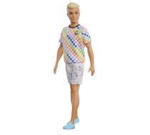 Barbie Lelles un aksesuāri - Barbie Ken Fashionistas Doll Asst. Checkered Shirt Lelle GRB90, GRB90, Barbie Ken Fashionistas Doll Asst. Lelle