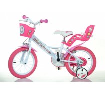 Bērnu velosipēdi - divriteņi - Bērnu divritenis velosipēds Dino bikes Hello Kitty 14" 144R-HK2, 144R-HK2 Divritenis HK 14", Bērnu velosipēds Dino bikes Hello Kitty