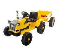 Bērnu elektromobīļi - Bērnu Traktors ar piekabi Yellow CH9959, 6929224577386, EB567Y POJAZD TRAKTOR+PRZYCZ CH9959 R, Bērnu Traktors ar piekabi
