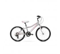 Bērnu velosipēdi - pusaudžu - Bērnu velosipēds Romet JOLENE KID 1 Grey/pink 20 collas, 5000000256754, JOLENE 20 KID 1 (AR) PELĒKS/ROZĀ 2120641-10S VELOS, Pusaudžu velosipēds