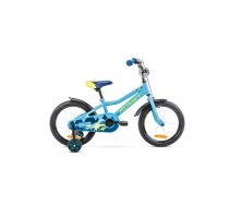 Bērnu velosipēdi - divriteņi - Bērnu velosipēds Romet Tom Blue 16 collas, 5000000291120, Romet TOM 16 zils 2216634 9S velosipēds, Pusaudžu velosipēds