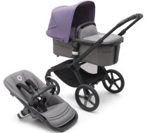 Bērnu rati 2in1 - Bugaboo Fox 5 Grey Melange Bērnu rati 2in1 Black Rāmis + Jumts Astro Purple, base 8717447143208 + canopy ASTRO PURPLE, Bugaboo Bērnu Ratiņi 2in1, Ratiņi 2in1, Rati Bugababoo Fox