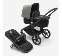 Bērnu rati 2in1 - Bugaboo Fox 5 Midnight black Bērnu rati 2in1 Melns rāmis + Jumts Forest Green, base 8717447143192 + canopy 8717447143727, Bugaboo Bērnu Ratiņi 2in1, Ratiņi 2in1, Rati Bugababoo Fox