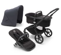 Bērnu rati 2in1 - Bugaboo Fox 5 Midnight black Bērnu rati 2in1 Melns rāmis + Jumts Stormy Blue, base 8717447143192 + canopy 8717447143710, Bugaboo Bērnu Ratiņi 2in1, Ratiņi 2in1, Rati Bugababoo Fox