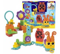 Konstruktori - Konstruktors Sensoru 30 gb. Fisher Price Mega Bloks Move N Groove Caterpillar HKN44, 0194735105014, HKN44, Konstruktors Fisher Price Mega Bloks Move Groove Caterpillar