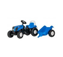 Pedāļu traktori un aksesuāri - Traktors ar pedāļiem un piekabi Rolly Toys Rolly KID Landini 011841, 011841