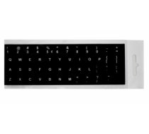 Baltic Data Black keys for the keyboard / White keys for the keyboard, ENG, Laminated, BLISTER (4751044231313)
