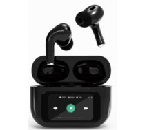 Gembird Austiņas BT TWS with LCD display and Active Noise Cancelling Black (TWS-LCD-ANC-01-BK)