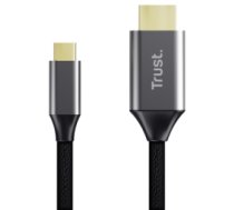 TRUST Video cable Calyx USB-C Male to HDMI Male 2m Ultra HD 4K (25630)