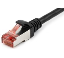 Brackton Kabelis Patch SF/UTP 0.25m CAT 6a Black (CAT-626-0025.B)