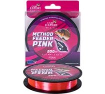 Carp Expert monofīlā aukla: METHOD FEEDER, PINK, 200M, 0,25MM 30127525