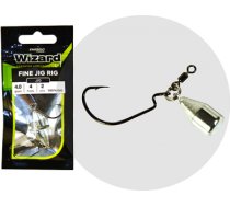 Wizard FINE JIG RIG  LEAD WEIGHT 6G, ORIGIN HOOK SIZE 4#,2PCS/PKT 59374060