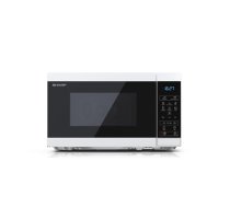 Sharp Microwave Oven YC-MS02E-W Free standing 20 L 800 W White (YC-MS02E-W)