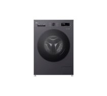 LG | Washing machine | F4X1009NMB | Energy efficiency class A | Front loading | Washing capacity 9 kg | 1400 RPM | Depth 55 cm | Width 60 cm | Display | LED | Steam function | Direct drive | Wi-Fi | Graphite Black (F4X1009NMB)