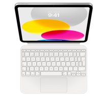 Apple Magic Keyboard Folio for iPad (10th generation) Compact Keyboard  Wireless  Comfortable typing experience with a scissor mechanism with 1mm travel.  Large click-anywhere trackpad supports MultiTouch gestures and the cursor in iPadOS. (MQDP3S/A)