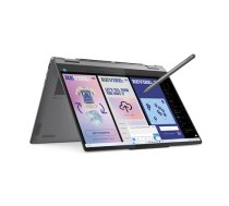 LENOVO Yoga 7 2-in-1 14ILL10 Intel | Luna Grey | 14" | OLED | Touchscreen | WUXGA | 1920 x 1200 pixels | Intel Core Ultra 7 | 256V | 16 GB | Soldered LPDDR5X | 512 GB SSD | Intel Arc Graphics 140V | Windows 11 Home | 802.11be | Bluetooth version 5.4 | English keyboard | Backlit keyboard | 24-month warranty | 12-month battery warranty (83JQ00FNNT)