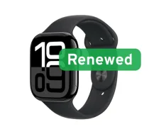 Apple Renewed Grade B Apple Watch Series 10 LTE 46mm Jet Black AppleWatchS10LTE46JetBlackB