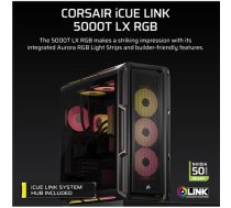 CORSAIR PC Case | iCUE LINK 5000T LX RGB | Black | Mid-Tower (CC-9011298-WW)