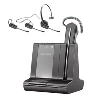 Poly Headset Savi 8240 Office, S8240 Built-in microphone Wireless Bluetooth, USB Type-A Black (210979-02)