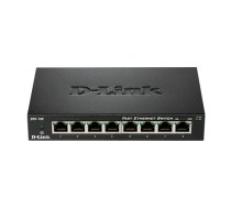 D-LINK | Ethernet Switch | DES-108/E | Unmanaged | Desktop | 8 x 10/100 Mbps (RJ-45) ports | 60 months (DES-108/E)