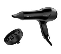 Braun Hair Dryer HD785 Satin Hair 7 SensoDryer 2000 W Number of temperature settings 4 Ionic function Diffuser nozzle Black (HD785)