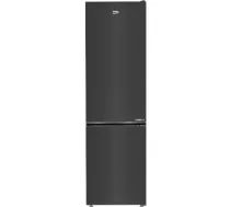 BEKO Refrigerator | B5RCNA405HXBR1 | Energy efficiency class D | Free standing | Combi | Height 203.5 cm | No Frost system | Fridge net capacity 249 L | Freezer net capacity 106 L | Display | 36 dB | Black (B5RCNA405HXBR1)