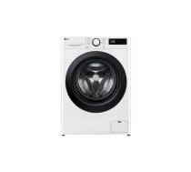 LG Washing machine with dryer | F4DR509SBW | Energy efficiency class A | Front-loading | Washing capacity 9 kg | 1400 RPM | Depth 55 cm | Width 60 cm | Display: Rotary knob + LED | Drying system | Drying capacity 6 kg | Steam function | Direct drive | White (F4DR509SBW)