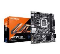 GIGABYTE H810M K | Intel processor family | LGA1851 processor socket | DDR5 | M.2 and SATA supported hard drive interfaces | 4 SATA connectors (H810M K)