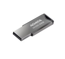 Adata | USB Flash Drive | UV250 | 64 GB | USB 2.0 | Silver (AUV250-64G-RBK)