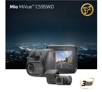Mio MiVue C595WD (T30 rear cam), Full HD, STARVIS, Speedcam GPS Wi-Fi 5415N7280036