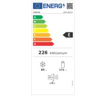 Gorenje Refrigerator | NRK418ECS4 | Energy efficiency class E | Freestanding | Combi | Height 182.4 cm | No Frost system | Fridge net capacity 171 L | Freezer net capacity 85 L | 37 dB | Grey (NRK418ECS4)