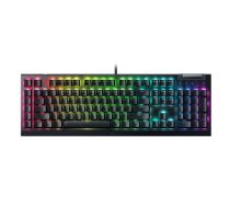 Razer | Mechanical Gaming Keyboard | BlackWidow V4 X | Wired | US | Yellow Mechanical Switches (Linear) | Black (RZ03-04701800-R3M1)
