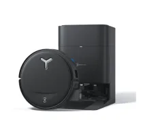 Ecovacs Robotic Vacuum Cleaner | DEEBOT T80S OMNI BLACK | Wet AND Dry | 6400 mAh | 24800 Pa | Black (T80S OMNI BLACK)