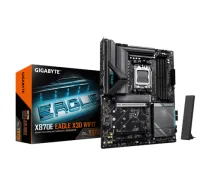 Gigabyte X870E EAGLE X3D WIFI7 Processor family AMD Processor socket AM5 DDR5 Supported hard disk drive interfaces M.2, SATA X870E EAGLE X WF7