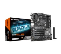 GIGABYTE B550 EAGLE WIFI6 | AMD processor family | AM4 processor socket | DDR4 | Supported hard drive interfaces: SATA, M.2 | 4 SATA connectors (B550 EAGLE WIFI6)