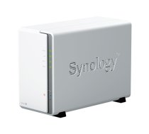 Synology Tower NAS DS223j up to 2 HDD/SSD Realtek RTD1619B Processor frequency 1.7 GHz 1 GB DDR4 (DS223j)