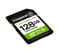 KINGSTON Canvas Select Plus | 128 GB | SD | Flash memory class Class 10, UHS-I, U1/U3, Video Class 10/30 (SDS3/128GB)
