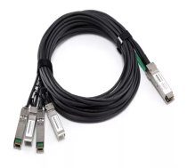 Dell Networking 40GbE (QSFP+) to 4x10GbE SFP+ Passive Copper Breakout Cable, 0.5M, Customer Kit Dell (470-AAVT)