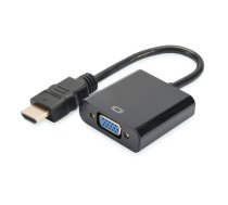 Digitus HDMI to VGA converter adapter 	DA-70461 Black (DA-70461)