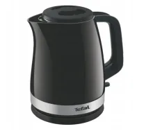 TEFAL | Kettle | KO150F30 Delfini Vision | Electric | 2400 W | 1.5 L | Plastic | 360° rotational base | Black/Stainless steel (KO150F30)