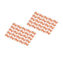 Digitus Color clips for patch cables 100 pieces Orange (A-CC-O)