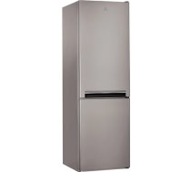 INDESIT Refrigerator LI9 S2E X Energy efficiency class E Free standing Combi Height 201.3 cm Fridge net capacity 261 L Freezer net capacity 111 L 39 dB Stainless Steel (LI9 S2E X)