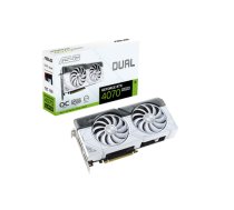 ASUS Dual GeForce RTX 4070 SUPER White OC Edition 12GB GDDR6X Gaming (90YV0K84-M0NA00)