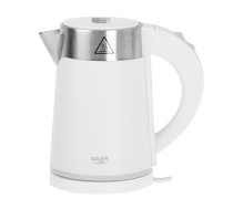 Adler | Kettle | AD 1372 | Electric | 800 W | 0.6 L | Plastic/Stainless steel | 360° swivel base | White (AD 1372 white)