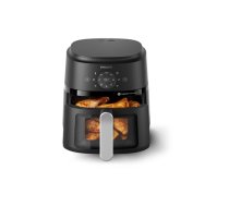PHILIPS Airfryer | NA221/00 2000 series | Power 1500 W | Capacity 4.2 L | Rapid Air technology | Black/Silver (NA221/00)