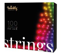 Twinkly Strings Smart LED Lights 100 RGB (Multicolor), 8m, Black wire Twinkly Strings Smart LED Lights 100 RGB (Multicolor), 8m, Black wire RGB – 16M+ colors (TWS100STP-BEU)